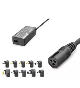 Hadron HD8887 Universal Notebook Adaptörü 90W 10 Farklı Uç (Pin) (Siyah)