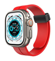 Apple Watch 42mm Kr412 Elegance Stylısh Kordon (SAAT DEĞİLDİR) - Kırmızı