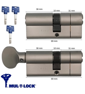 MUL-T-LOCK Bilyalı İkiz Tuzaklı Barel Seti 69mm 7x7 - 92100860
