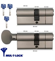 MUL-T-LOCK Bilyalı İkiz Tuzaklı Barel Seti 69mm 7x7 - 92100860