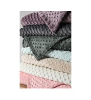 Merinos Pearl Tomurcuk Vizon Çift Kişilik Battaniye