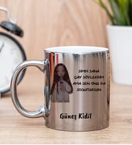 Kişiye Özel Sen Onu da Soğutursun Esprili Silver Kupa Bardak