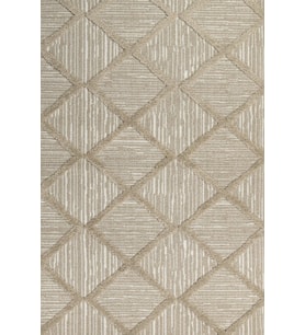 Bej Halı Dijital Baskı Geometrik Motifli Kaymaz Tabanlı Modern Salon Halısı Koridor Yıkanabilir