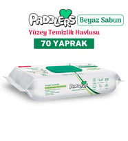 Paddlers Easy Clean Beyaz Sabun Katkılı Yüzey temizlik Havlusu 70 Yaprak