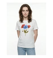Loft Regular Fit Beyaz Kadın T-Shirt LF2042631
