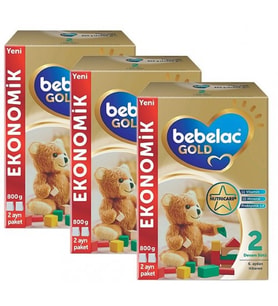 Bebelac Gold 2 Bebek Sütü 800 Gr - 3 Adet