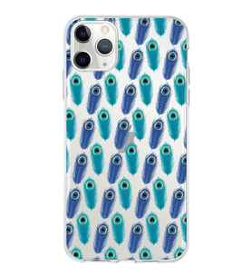 PrintiFy Apple  iPhone 11 Pro ile Uyumlu 1mm Slim Fit Nazar Boncuğu 4 Baskılı Şeffaf  Kılıf