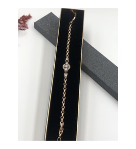 Çelik Kadın Bileklik Xuping ROSE GOLD RENGİNDE 17+2 CM FATURALI RENK GARANTİLİ
