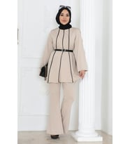 River Tunik Pantolon İkili Takım 1299 - Taş