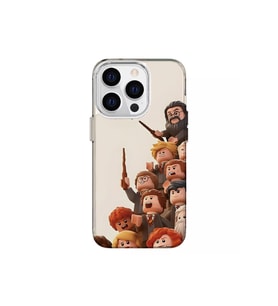 IPHONE 14 PRO UYUMLU ÖZEL HARRY POTTER LEGO TASARIMLI LÜKS SİLİKON KILIF (Çok Renkli)