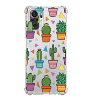 PrintiFy Redmi 10 Uyumlu Water Color 4 Baskılı Şeffaf Köşe Korumalı Antişok Kılıf