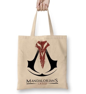 Star Wars Mandalorian Creed Bez Çanta Uzun Saplı
