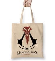 Star Wars Mandalorian Creed Bez Çanta Uzun Saplı