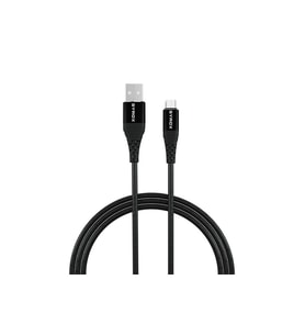 Syrox C89 2.0A 1mt Metal Başlıklı Micro USB Şarj & Data Kablosu - Siyah