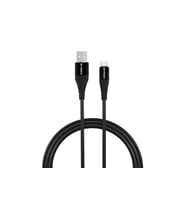 Syrox C89 2.0A 1mt Metal Başlıklı Micro USB Şarj & Data Kablosu - Siyah