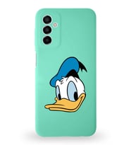 Samsung Galaxy A04s Uyumlu Lansman Kılıf Altı Kapalı İçi Kadife  Donald Duck-B Tasarımlı  Kapak (Şeffaf)