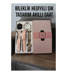 Mey İthalat® Akıllı Saat Bileklik Hediyeli Uzun Pil Ömrü GPS Takibi