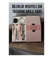 Mey İthalat® Akıllı Saat Bileklik Hediyeli Uzun Pil Ömrü GPS Takibi