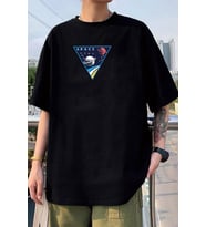 Unisex Space Baskılı T-shirt (Siyah)