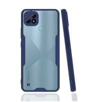 Newface Realme C21 Kılıf Platin Silikon - Lacivert