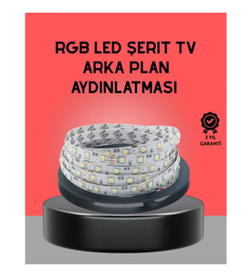 Mey İthalat® Uzaktan Kumandalı LED TV Arka Işık Şeridi