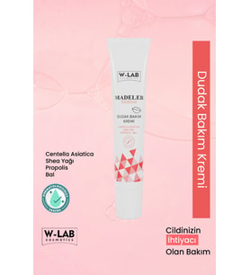 W-Lab Kozmetik Madeleb Dudak Bakım Kremi 20 ML