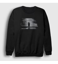 Presmono Unisex Siyah Dark Insomnium Sweatshirt 151263tt