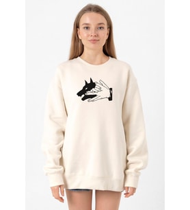 Jujutsu Kaisen Anime Divine Dogs Ekru Kadın 2ip Sweatshirt
