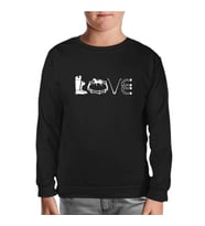 At 8 Siyah Çocuk Sweatshirt