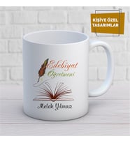 Kişiye Özel İsim Yazılabilir Edebiyat ÖğretmeniKupa Bardak