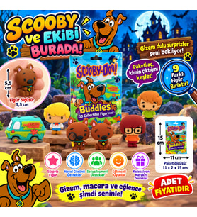 20302 3D FİGÜR SCOOBY DOO BUDDIES SÜRPRİZ PAKET SCOO 36D