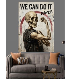 Gym Temalı Motivasyon Dekoratif Kanvas - Mdf Ahşap Tablo