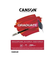 Canson Çizim Bloğu Graduate Yağlı Boya Ve Akrilik 20 Sayfa A3 290 Gram (Beyaz)