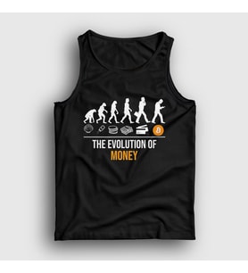 Presmono Unisex Siyah Evolution of Money Bitcoin Atlet 263758tt