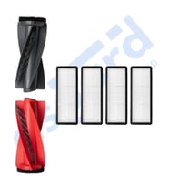 Roborock Qrevo Curv Uyumlu 1 Ana Fırça 4 Filtre PKT-iasgf0000609