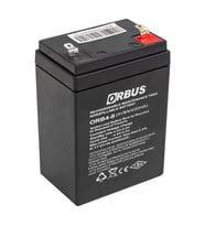 Ayt Orbus 4 Volt 8 Amper Kuru Tip Akü ORB4-8  68 X 45 X 95 MM