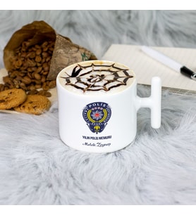Yılın Polis Memuru Latte Fincanı