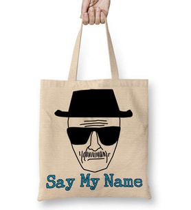 Heisenberg Say My Name Bez Çanta Uzun Saplı