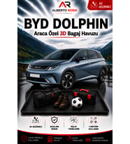 BYD Dolphin ALT Kademe > 4D 2024 - 2026 Araca Özel 3D Bagaj Havuzu