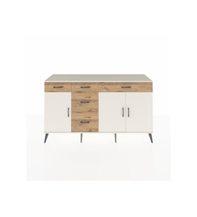 Kronos Konsol 2 Raflı 5 Çekmeceli 3 Kapaklı 176x59x99 Aytaşı-Aytaşı/Çam