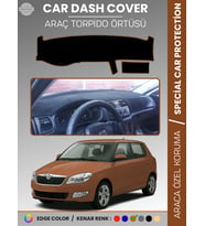 SKODA FABİA (2007-2014) Torpido Örtüsü Ön Göğüs Halı Torpido Koruma Birebir Uyum Kaymaz UV Koruma