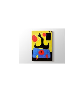 Joan Miro - Femme Assise Tablo 40 X 60 Cm