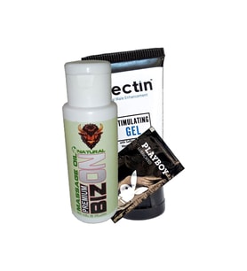 BizON Naturel Erotik Masaj Yağı 60 ml + Erectin Penis Sertleştirici Jel 60 ml + Hediye Kaydırıcı Jel