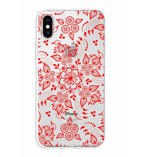 Apple iPhone XS Max Uyumlu Kapak Nostalji Desen Tasarımlı Şeffaf Silikon Kılıf