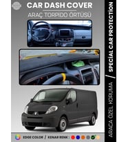 RENAULT TRAFIC 2 (2001-2014) Torpido Örtüsü Ön Göğüs Koruma Torpido Koruma Tam Uyum Çatlamayı Önler