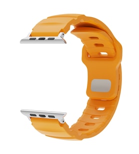 Apple Watch 44mm Kordon Oluklu Spor Outdoor Band 143 (Sarı)