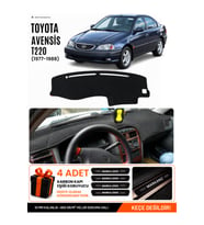 TOYOTA AVENSİS T220 (1997-2002) Uyumlu Torpido Örtüsü Torpido Kılıfı - Siyah