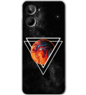 Realme 10 4G Kılıf HD Desen Baskılı Kılıf - Kızıl Gezegen