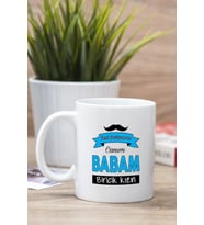 Beyaz Canım Babam Baskılı Kupa Bardak