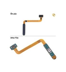 Uyumlu Galaxy M53 Orijinal Parmak İzi Filmi Siyah Parmak izi film kablosu parmak izi sensörü filmi home tuşu film kablosu touch id film kablosu parmak